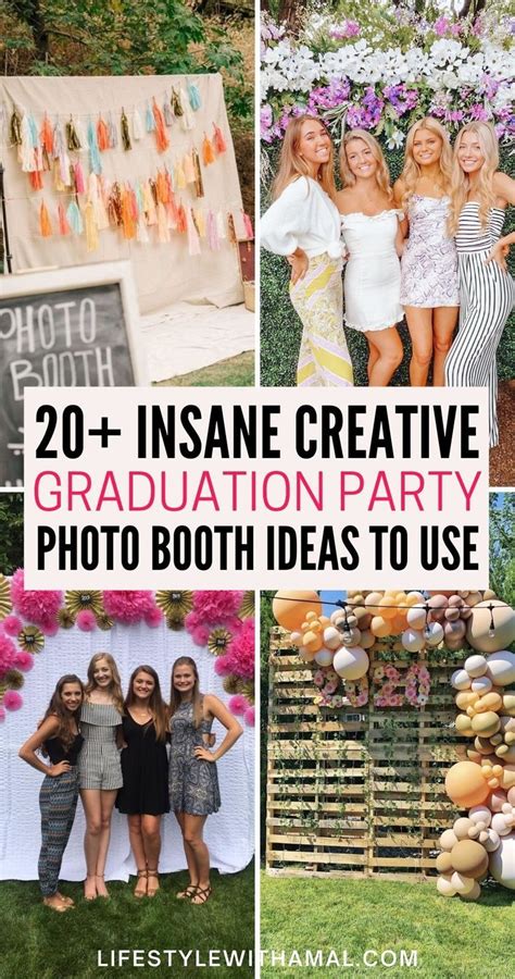 diy graduation photo booth